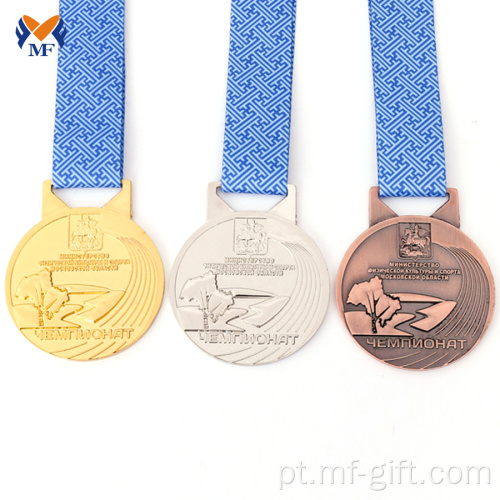 Medalhas de bronze de prata de ouro 1º 2º 3º 3º